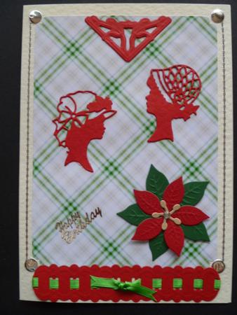 Leafy Plaid Backing Paper 1 by Carol Sear