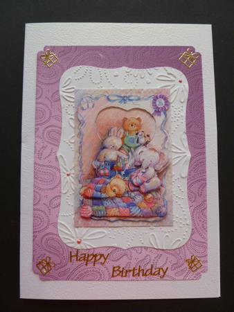 Metallic Paisley Embossed Backing Paper by Carol Sear