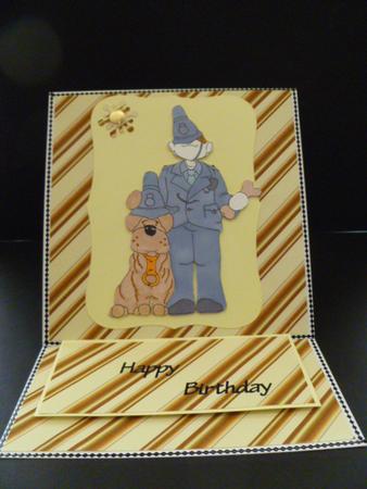 Police Dog Doodles Digital Stamp by Carol Sear