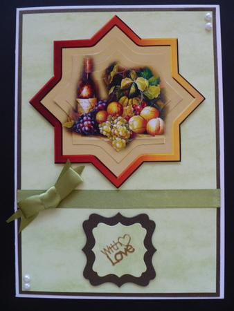 Wine & Fruit Star Pyramid by Carol Sear