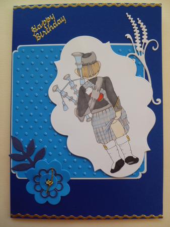 Bagpipe Doodles Digital Stamp Backside by Carol Sear