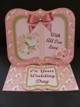Rose's & Doves Bracket Easel Kit by Carol Sear