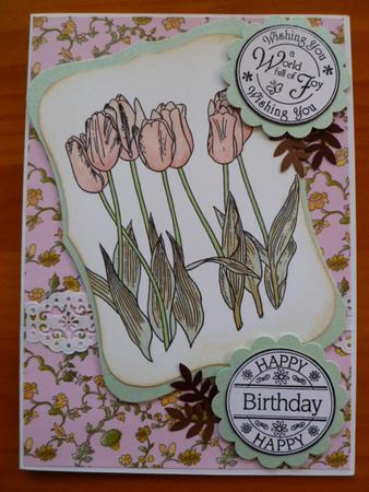 Tulips Digi Stamp by Carol Sear