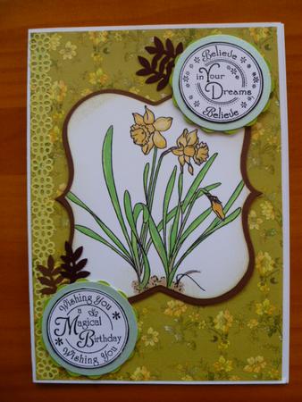 Daffodil Digi Stamp by Carol Sear