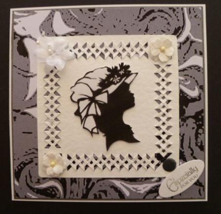Monochrome Swirls by Carol Sear