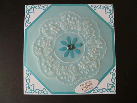Floral Lace Mat by Carol Sear