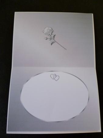 Silver Rose and Hearts Is by Carol Sear