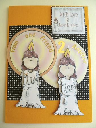Candle Doodles by Carol Sear