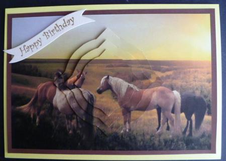 Horses at Sunset Splendid Pyramid by Carol Sear