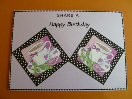 Time for Tea Twisted Pyramage Sheet by Carol Sear