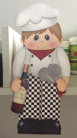 3D on the Shelf Card Kit - Little Chef Jed by Carol Van Der Helm