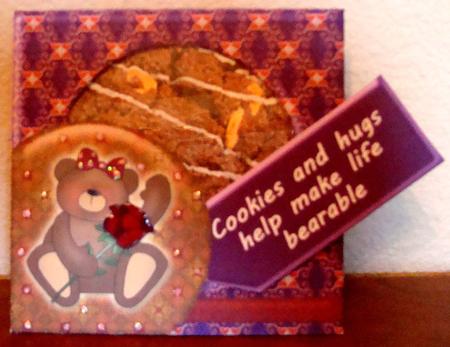 Cookie Pocket - Cookies and Hugs Luxury by Carol Wilshire