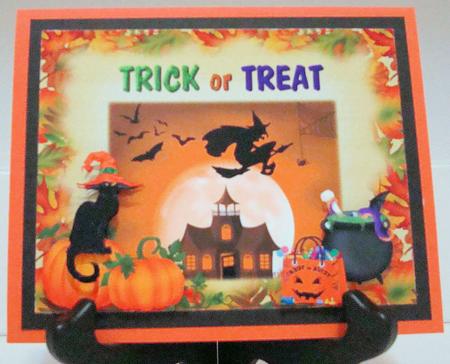 Trick or Treat Orange Glow by Carol Wilshire