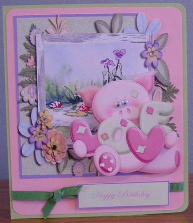Love Piglet in the Woods by Carol Wilshire