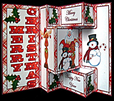 Shutter surprise kit - Santa & friends by Carol Dunne