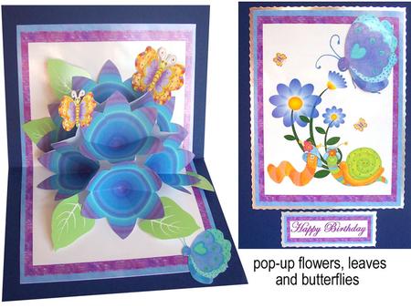 Blue Pop-up Bouquet Kit by Carol Dunne
