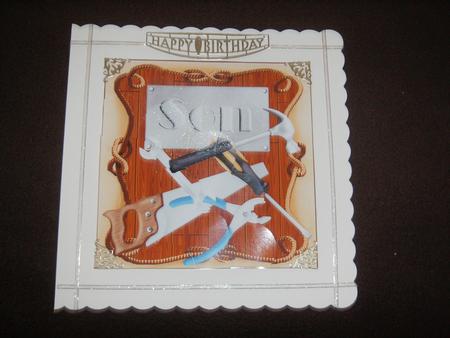 Son Tools Card Front by Carole Bloomfield