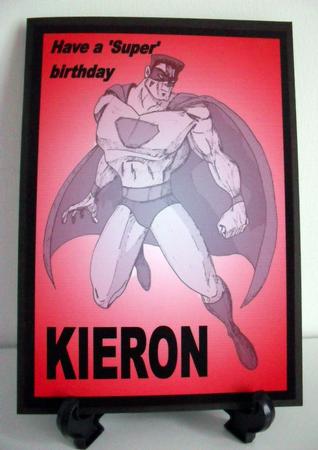 Superhero Large (red) by Carole Keeble