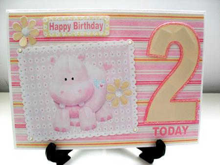 Cute Pink Hippo Pyramids by Carole Keeble