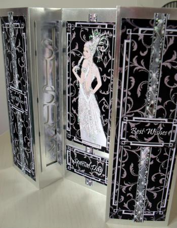 Set Of 6 Vertical Relative Toppers by Carole Keeble