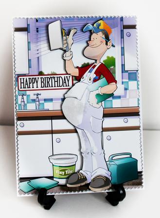 Kitchen Tiler DIY Dude A4 by Carole Keeble