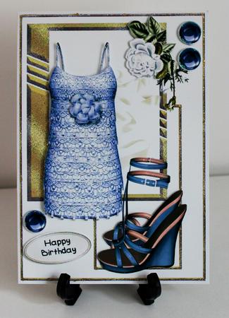 Blue Magic Card Topper 1 by Carole Keeble