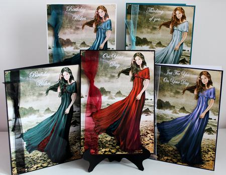 Lady Guinevere A4 (red) by Carole Keeble