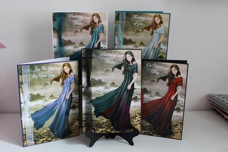 Lady Guinevere A4 (black) by Carole Keeble