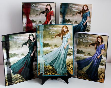 Lady Guinevere A4 (light Blue) by Carole Keeble