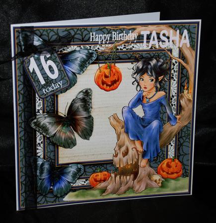 Cardtopper Halloween 562 by Carole Keeble