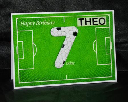 Soccer/football Birthday 7 Year Old by Carole Keeble