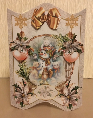 Snowman Collage 5x7 Christmas Mini Page Kit by Carole McGregor
