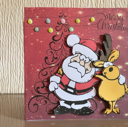 Jingle All The Way - Wave Card by Carole McGregor