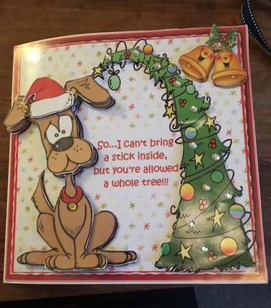 7x7 Woofy Christmas mini kit by Carole McGregor