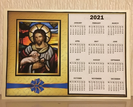 The Lord is my Shepard Calendar  by Carole McGregor