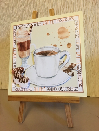 Espresso Coffee Latte by Carole McGregor