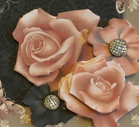 Jewel Butterflies with Roses, Mini Kit by Carole McGregor