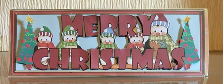 PENGUIN MERRY CHRISTMAS by Carole McGregor