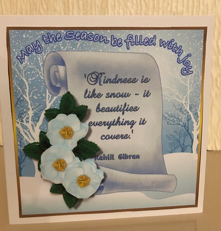 Kindness is like snow...  Cards with Quotes  by Carole McGregor