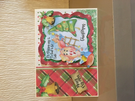 Piggin Christmas 2 Card Front and Inserts Kit by Carole McGregor