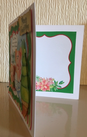 Piggin Christmas 3 Card Front and Inserts Kit by Carole McGregor