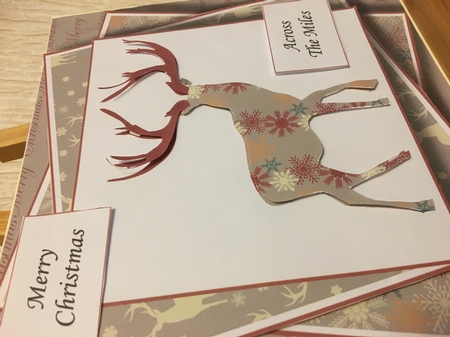 Christmas Paper Stag 1 by Carole McGregor