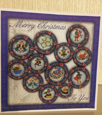 12 Days of Christmas - Violet by Carole McGregor