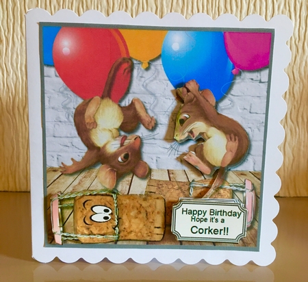 Happy Birthday, hope its a CORKER! by Carole McGregor