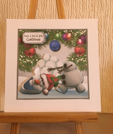 Christmas Olaf...dont lose your head!! by Carole McGregor