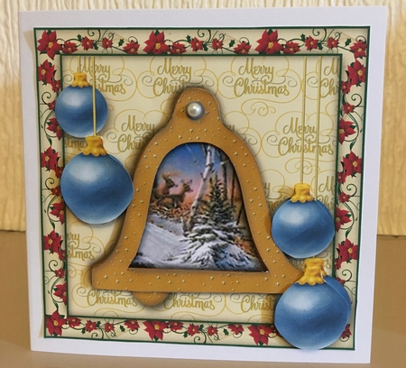 Liberty Christmas Bell - Deer by Carole McGregor