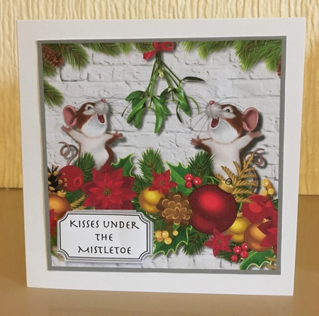 Christmas kiss under the mistletoe by Carole McGregor