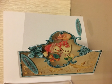 Christmas Snowman Over the Edge #7 by Carole McGregor