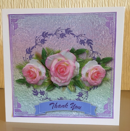 Pink Roses - Multi Occasions Card by Carole McGregor