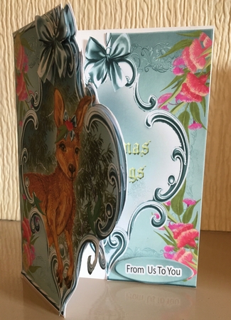 Mini Kit -over the Edge- Ozzie Christmas Kangaroo by Carole McGregor